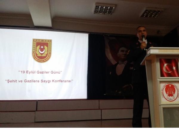 İL JANDARMA KOMUTANLIĞINDAN 19 EYLÜL GAZİLER GÜNÜ KONFERANSI